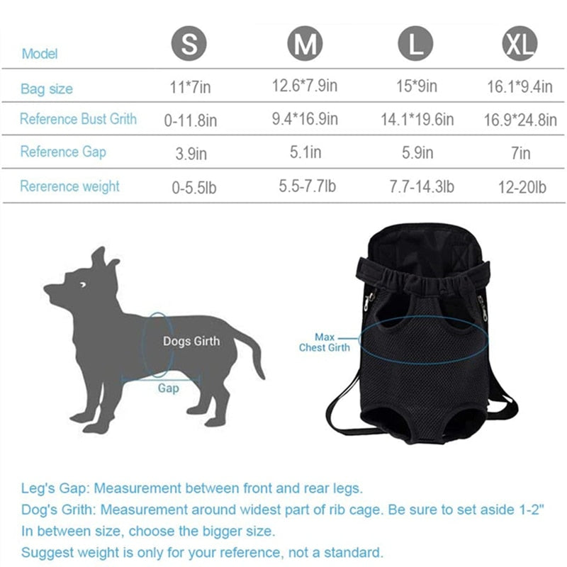 Breathable mesh pet travel backpack carrier
