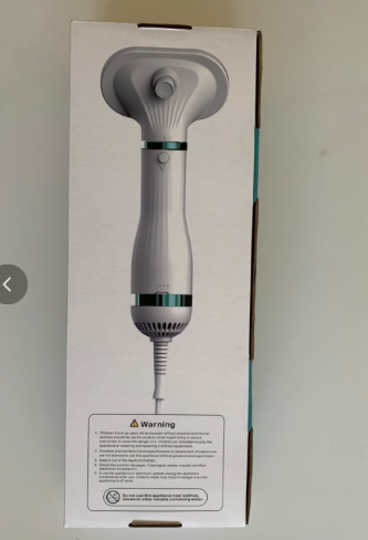 Portable 2-in-1 dog hair dryer and grooming comb