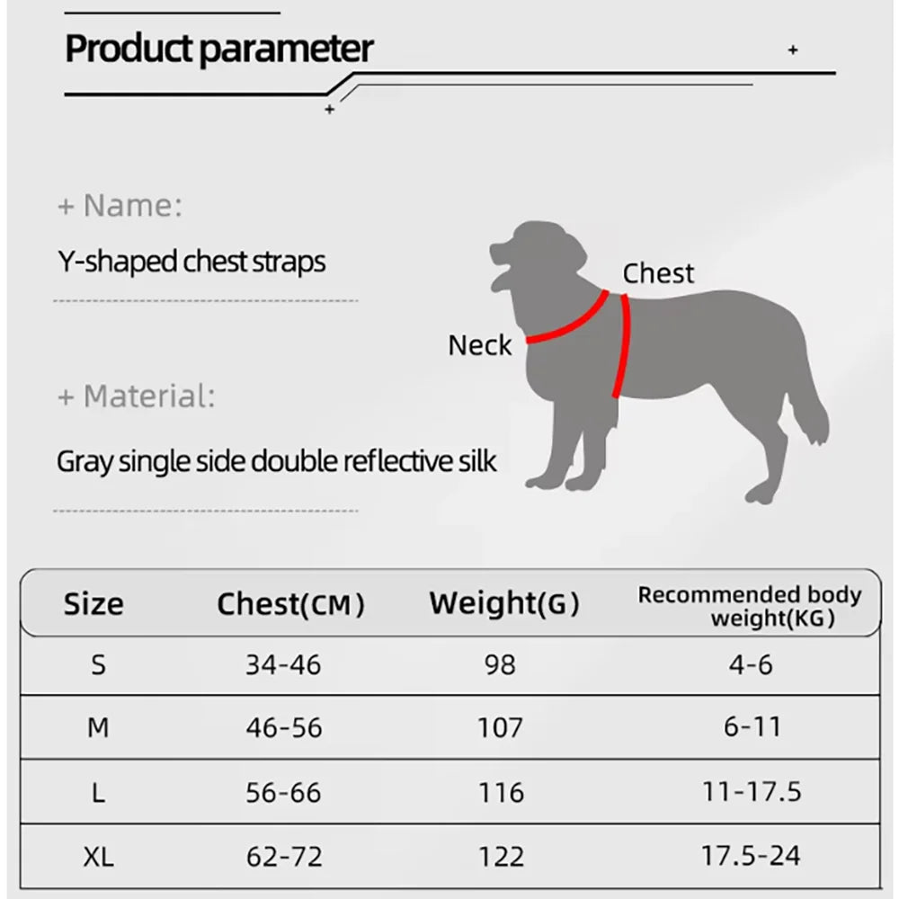 Reflective Pet Dog Harness for Small Medium Dogs Cat No Pull Vest Harnesses Puppy Chest Strap Pug Chihuahua Bulldog Supplies