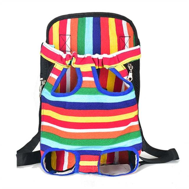 Take Them Anywhere, Hands Free — Breathable Pet Travel Backpack