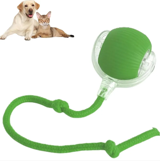 Automatic sensor rolling ball toy for pets