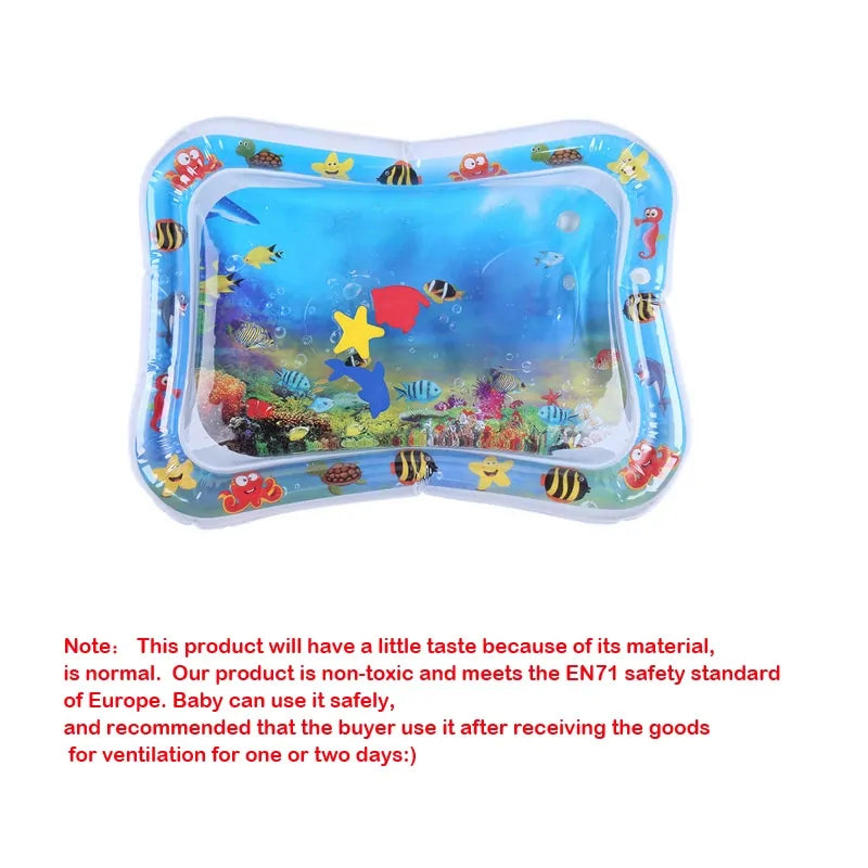 Inflatable splash mat for dogs to play in