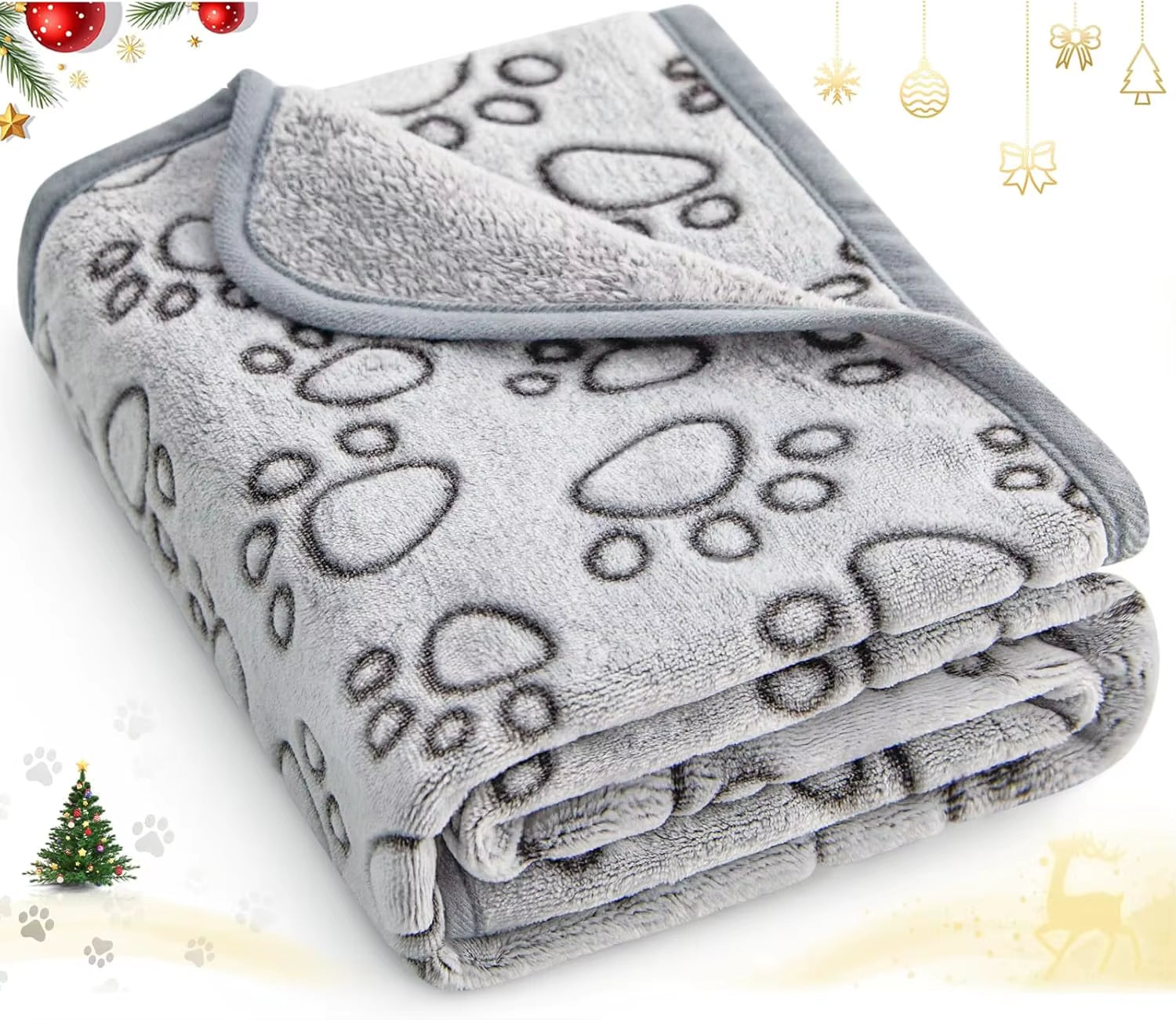 Soft washable pet blanket for cats and dogs