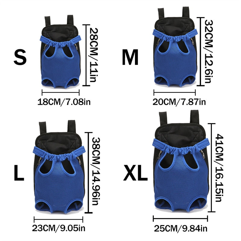 Take Them Anywhere, Hands Free — Breathable Pet Travel Backpack