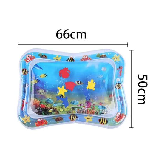 Inflatable splash mat for dogs to play in
