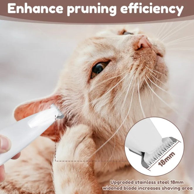 Pet paw trimmer with built-in LED light
